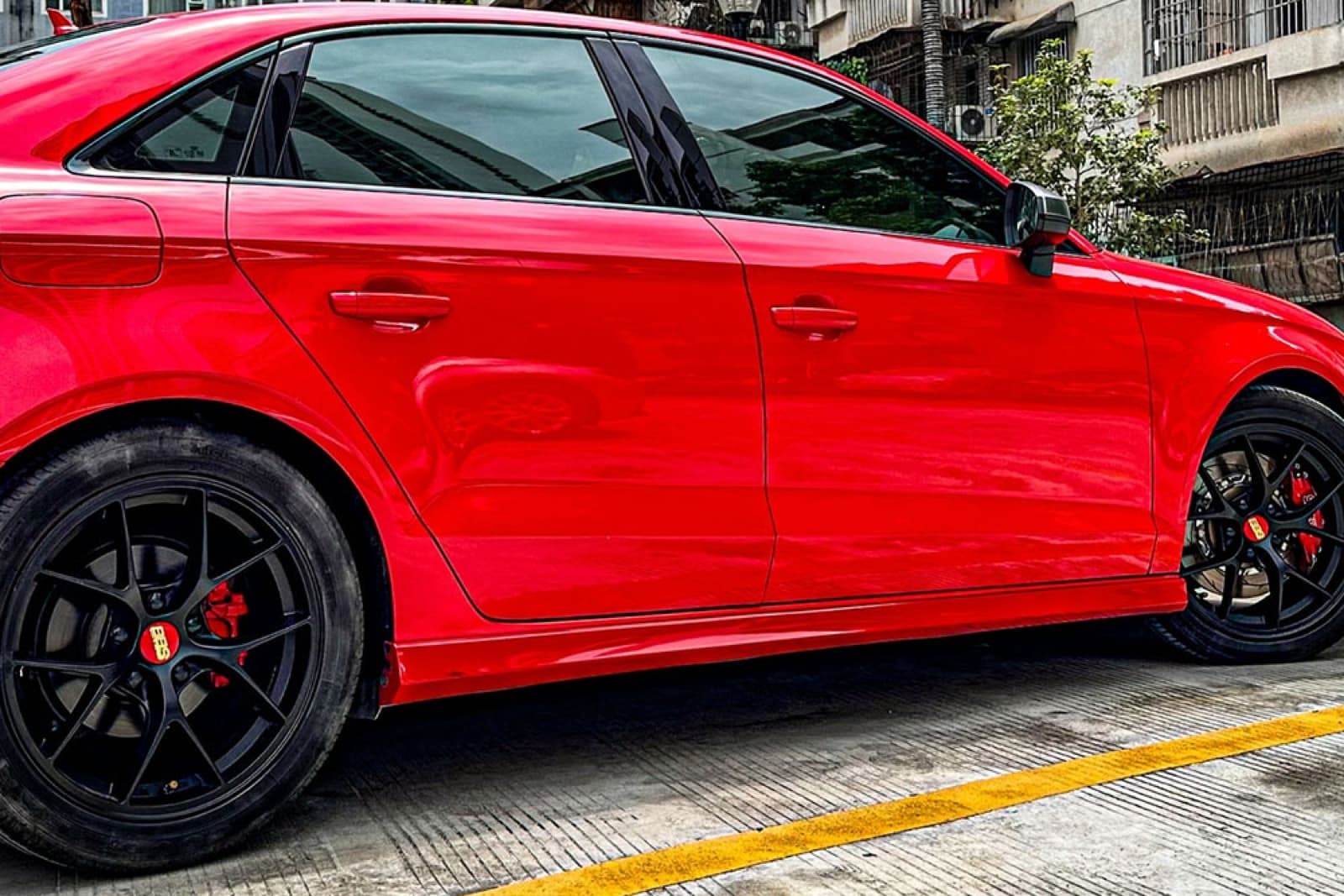 Audi A3 — Комплект 6-поршневой S66C · диск 355 мм — фото 2