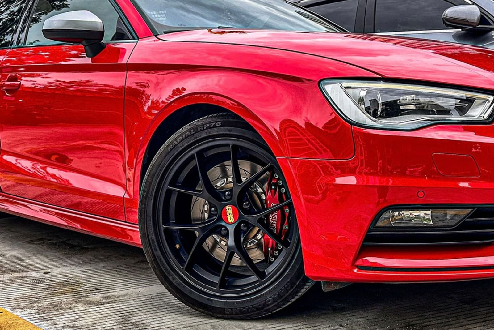 Audi A3 — Комплект 6-поршневой S66C · диск 355 мм — фото 3