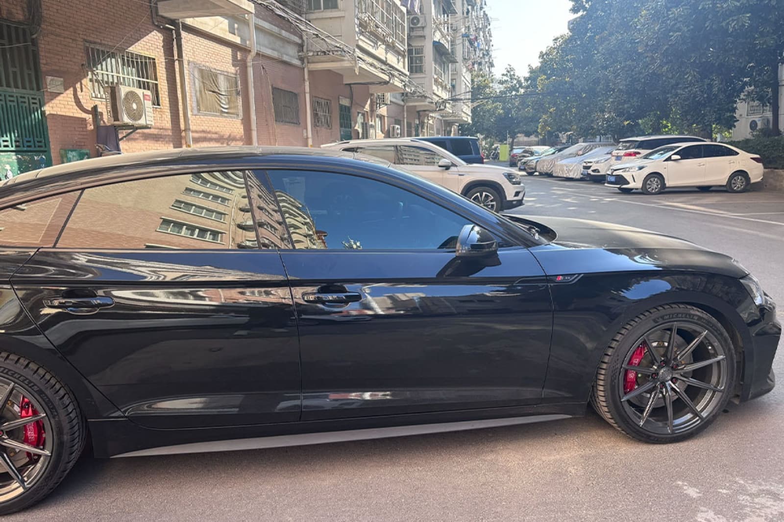 Audi A5 — Комплект по кругу: 6-поршневой S67A + задний EPB S47AAR · диски 380 мм