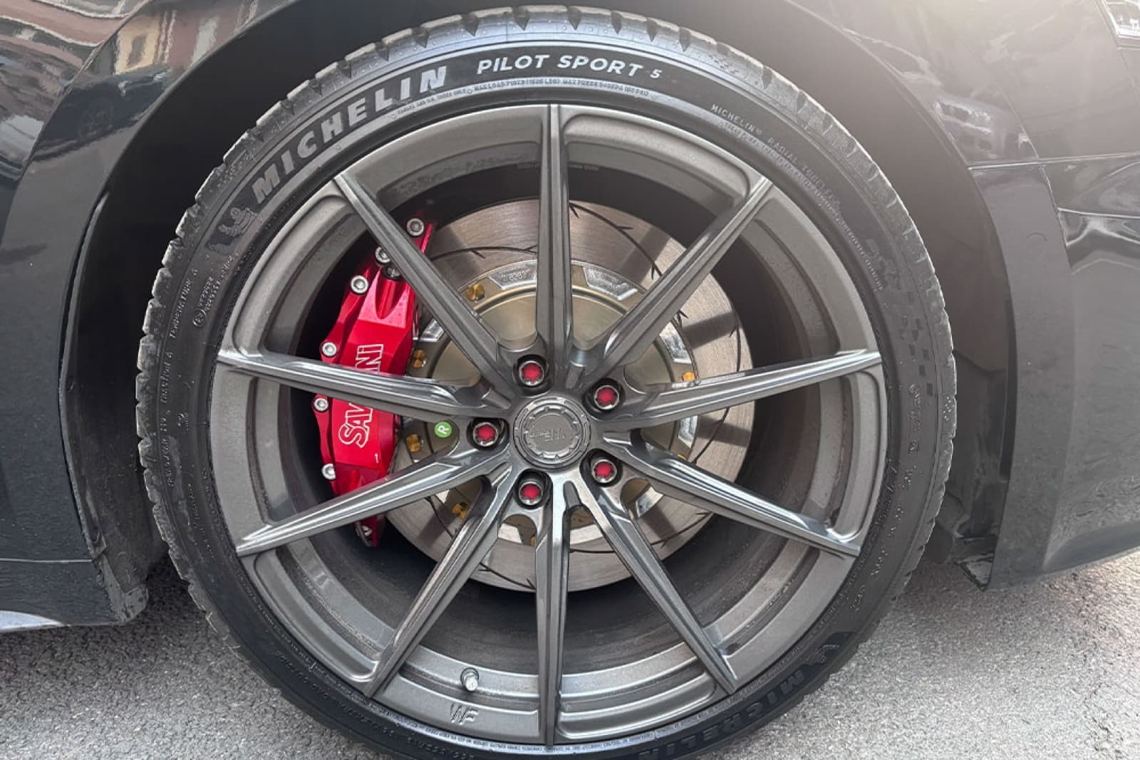 Audi A5 — Комплект по кругу: 6-поршневой S67A + задний EPB S47AAR · диски 380 мм — фото 4
