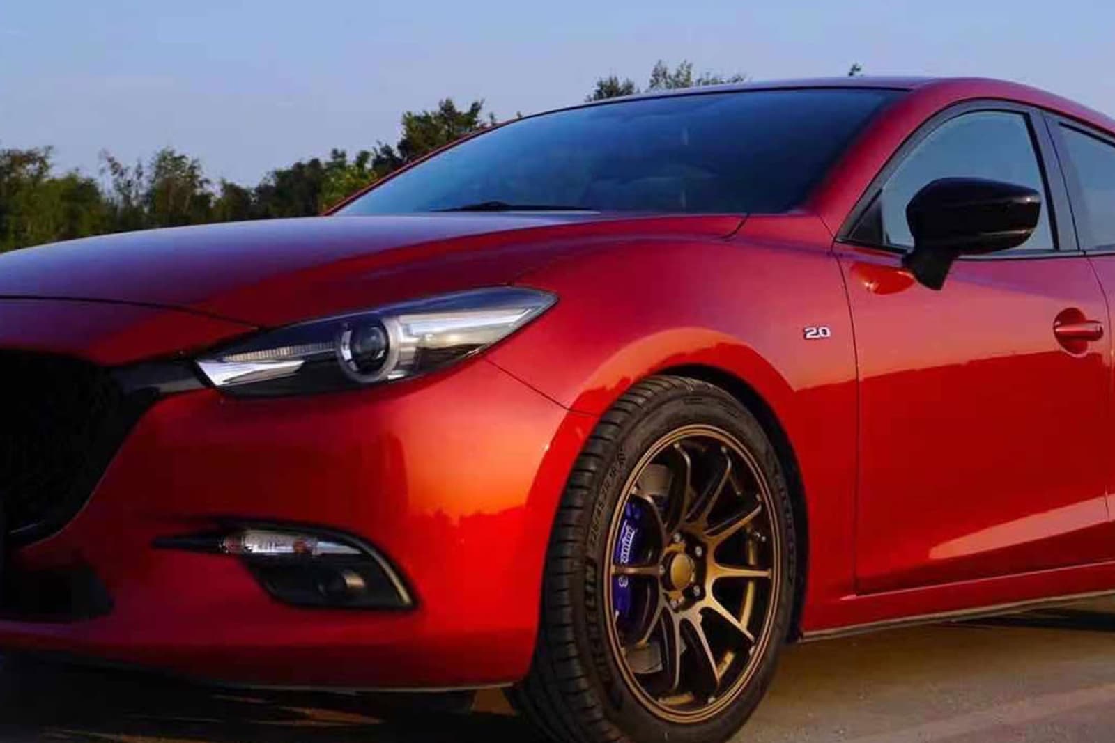 Mazda 3 Axela — Комплект 6-поршневой S66A · диск 355 мм